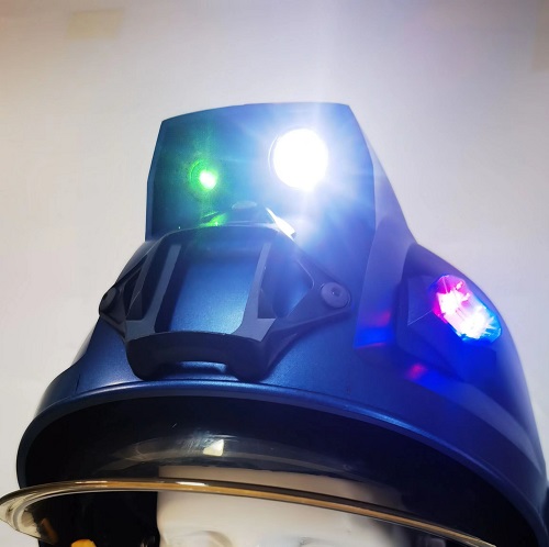 Intercom Laser abbagliante con il casco antisommossa